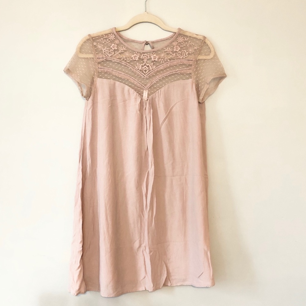 Flowy, short sleeve dress
